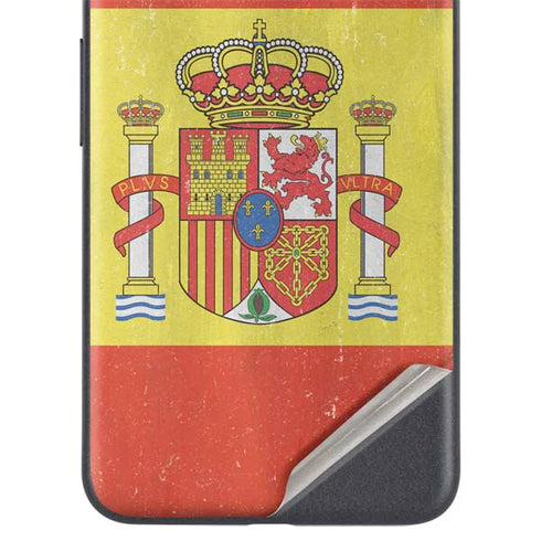 Spain Flag Distressed Google Pixel 5 Skin